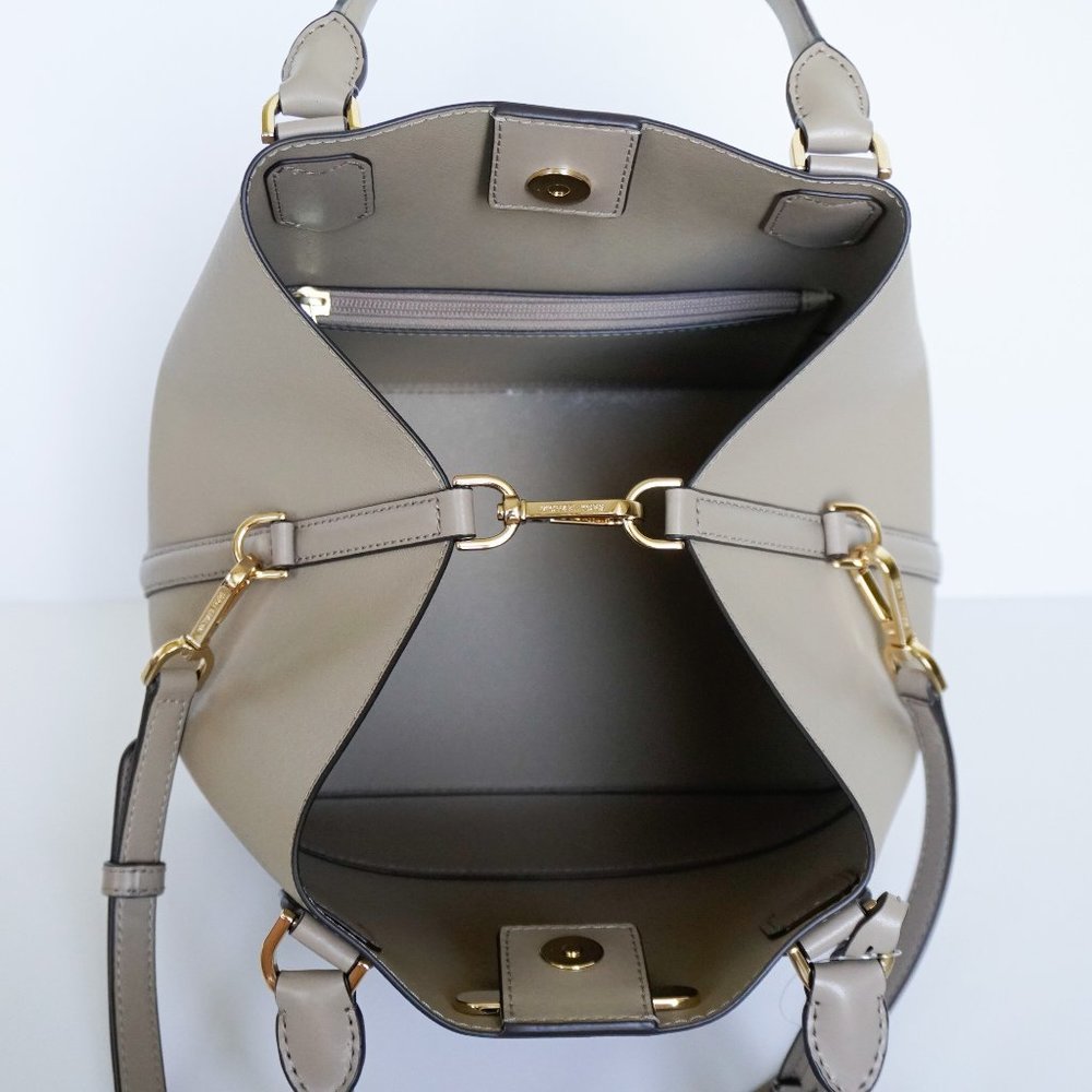 Michael Kors Trista L Grab Tote Bag Truffle - Picture 10 of 13